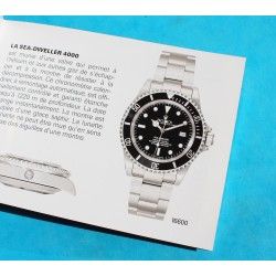 VINTAGE LIVRET, MANUEL MONTRES ROLEX SUBMARINER & SEA-DWELLER 1987, 5513, 16660, 16800, 16808, 16803