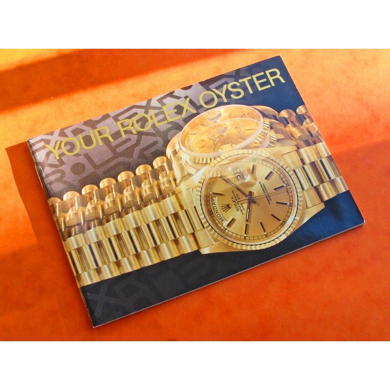 Authentic Vintage Your Rolex Oyster Booklet Manual President Datejust wristwatches 90s-2000s
