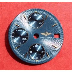 VINTAGE INNER TACHYMETER BLUE DISC BEZEL BREITLING WATCH WHITE NUMBERS Ø28mm