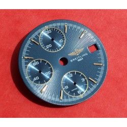 VINTAGE INNER TACHYMETER BLUE DISC BEZEL BREITLING WATCH WHITE NUMBERS Ø28mm