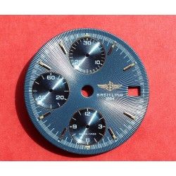 VINTAGE INNER TACHYMETER BLUE DISC BEZEL BREITLING WATCH WHITE NUMBERS Ø28mm