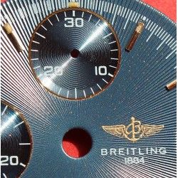 VINTAGE INNER TACHYMETER BLUE DISC BEZEL BREITLING WATCH WHITE NUMBERS Ø28mm