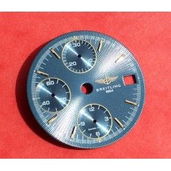 VINTAGE INNER TACHYMETER BLUE DISC BEZEL BREITLING WATCH WHITE NUMBERS Ø28mm