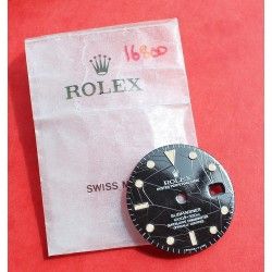 Rolex Vintage Glossy dial Stainless Steel 16800, 168000, 16610 Submariner date Black Index Tritium creamy color cal 3035