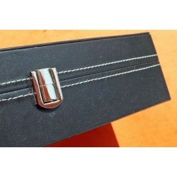 Luxury 6 Black Grid Watch Display Storage Box Case Jewelry Square Organizer 6 Slots