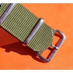 JAMES BOND KHAKI Nylon NATO WATCH BAND Strap Military G-10 BREITLING, IWC, ZENITH, PATEK, TAG HEUER, OMEGA