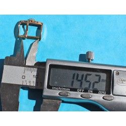 RARE & AUTHENTIQUE BOUCLE ARDILLON MONTRES ROLEX PLAQUE OR EN 16/18mm pour bracelets cuir 20mm