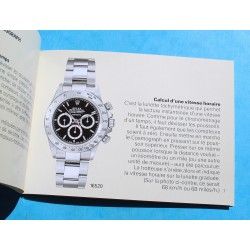 1998 LIVRET ROLEX DAYTONA ZENITH 16520-16523