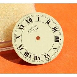 CARTIER CADRAN CRÈME CHIFFRES ROMAINS MONTRES Santos Ronde VA100074