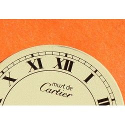 Genuine Creamy Dial for Men's Cartier Watch Ronde Santos Ronde Ref VA100074 Ø20.52mm
