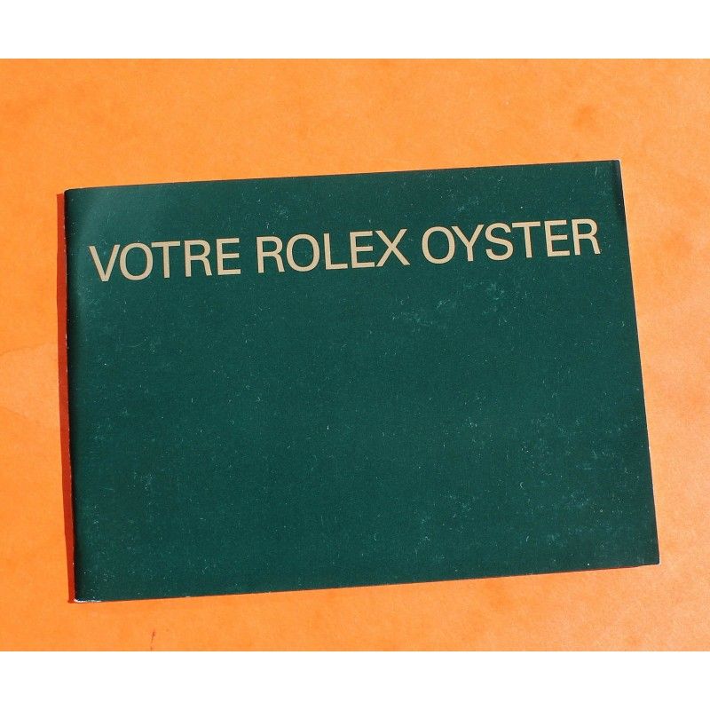 RARE LIVRET, MANUEL, NOTICE MONTRES ROLEX "VOTRE ROLEX OYSTER" 2003 EN FRANCAIS