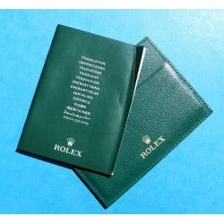 Exclusive & Collectible Rolex Fir Green Card Holder paper documents watches guarantee, 11.5 cm x 8cm, ref 4119209.05 