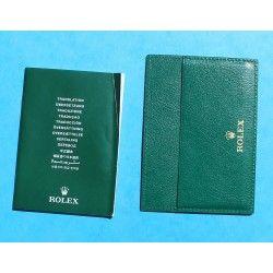 Exclusive & Collectible Rolex Fir Green Card Holder paper documents watches guarantee, 11.5 cm x 8cm, ref 4119209.05 