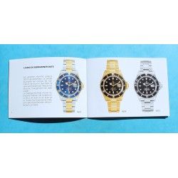 Rolex Submariner, Sea Dweller booklet manual french 2004 Submariner watches 14060M, 16610, 16613, 16618, 16600