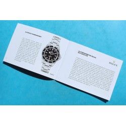 Rolex Submariner, Sea Dweller booklet manual french 2004 Submariner watches 14060M, 16610, 16613, 16618, 16600