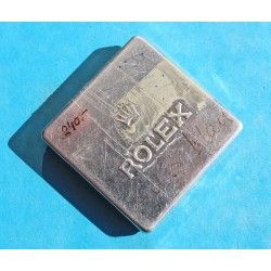 VINTAGE 50's ROLEX TINS WATCH PARTS STORAGE BOX WATCHES SPARES, DIALS, BEZELS, INSERTS, ALUMINIUM STORAGE CASE