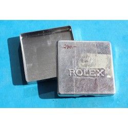 VINTAGE 50's ROLEX TINS WATCH PARTS STORAGE BOX WATCHES SPARES, DIALS, BEZELS, INSERTS, ALUMINIUM STORAGE CASE