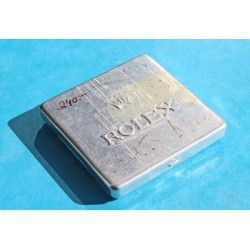 VINTAGE 50's ROLEX TINS WATCH PARTS STORAGE BOX WATCHES SPARES, DIALS, BEZELS, INSERTS, ALUMINIUM STORAGE CASE