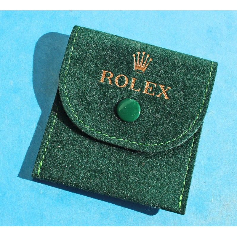 Original Collectible Pretty & Rare Rolex grey Mini velvet pouch traveler's watches