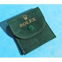 Rare Mini Etui pochette Suédine Montres Rolex Velours grise