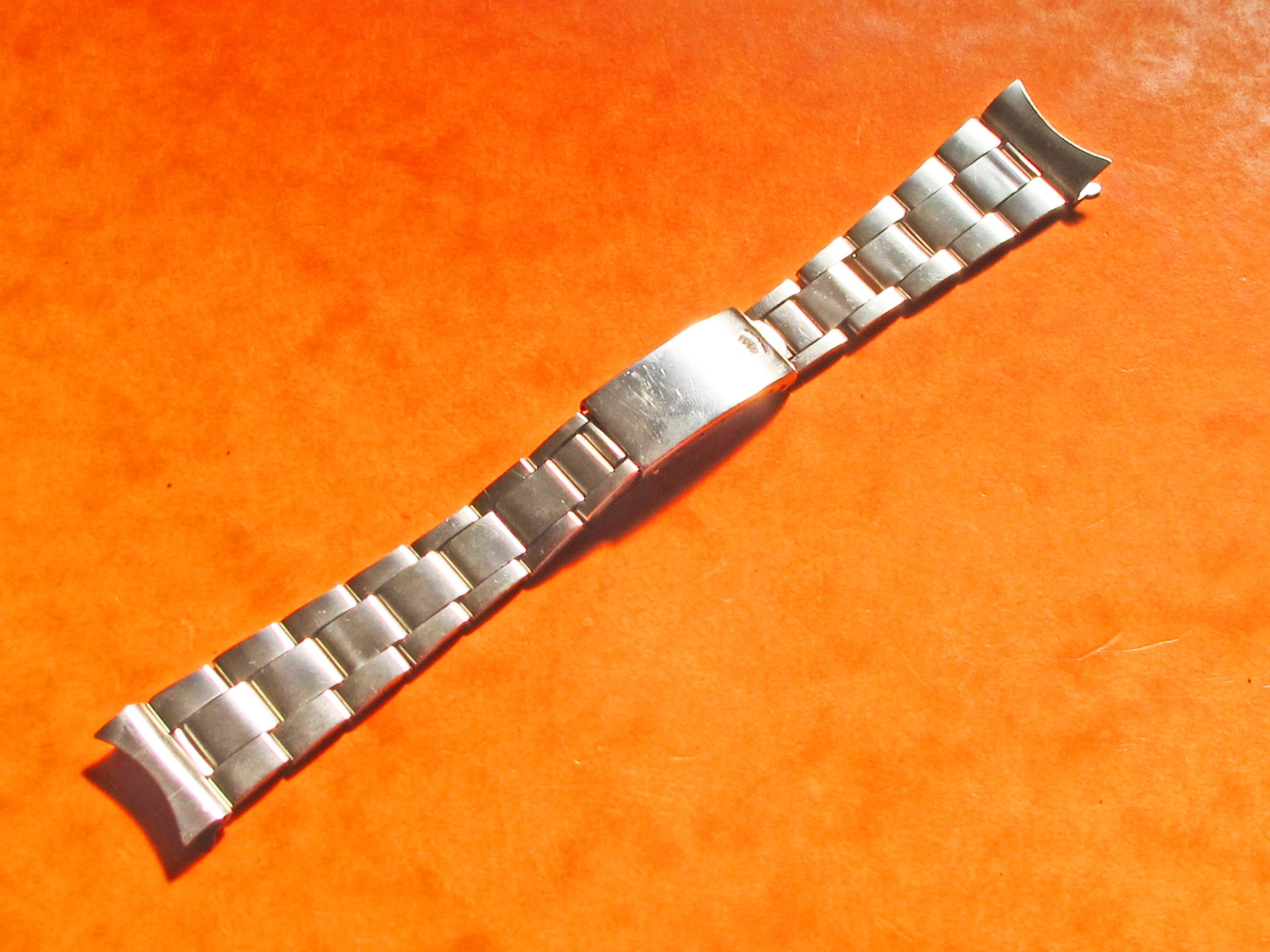 1971 ORIGINAL ROLEX 7835/361 OYSTER BRACELET 19MM folded VINTAGE 6263 ...