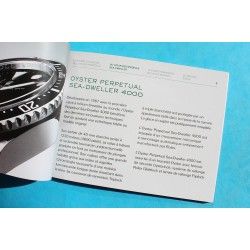 ROLEX SEA-DWELLER 4000 DEEPSEA 116660 Manual Booklet English version 605.56 USA 1.2010