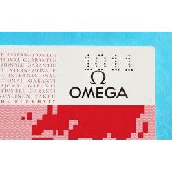 OMEGA International Guarantee Blank Warranty Garantie Internationale Watch Manual Leaflet Booklet ref 10.66. 800
