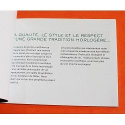 ROLEX LIVRET, NOTICE, MODE D'EMPLOI 2014 MONTRES OYSTER DATEJUST II 116300, 166334 ref 553.01Fr