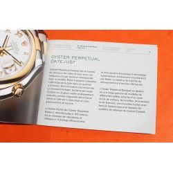 ROLEX LIVRET, NOTICE, MODE D'EMPLOI 2014 MONTRES OYSTER DATEJUST II 116300, 166334 ref 553.01Fr