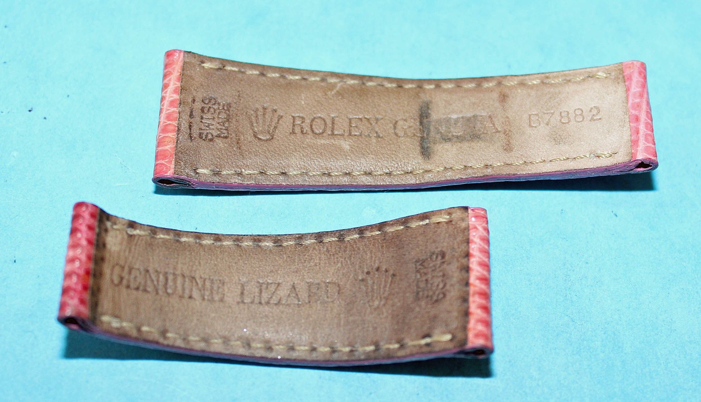 used rolex leather band