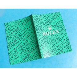 Vintage 80s Collector Rolex Green oyster Translation booklet watches 16800, 16660, 16550, 16750 ref 571.00