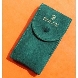 Original Rolex Suede green velvet pouch traveler's service holder case watches Submariner, Gmt, Daytona, Explorer, Air King