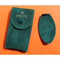 Original Rolex Suede green velvet pouch traveler's service holder case watches Submariner, Gmt, Daytona, Explorer, Air King