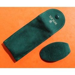 Original Rolex Suede green velvet pouch traveler's service holder case watches Submariner, Gmt, Daytona, Explorer, Air King