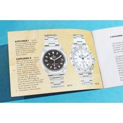 Vintage Genuine 2005 Rolex Explorer I & II Watches Owners Manual Booklet French 114270, 14270, 16570