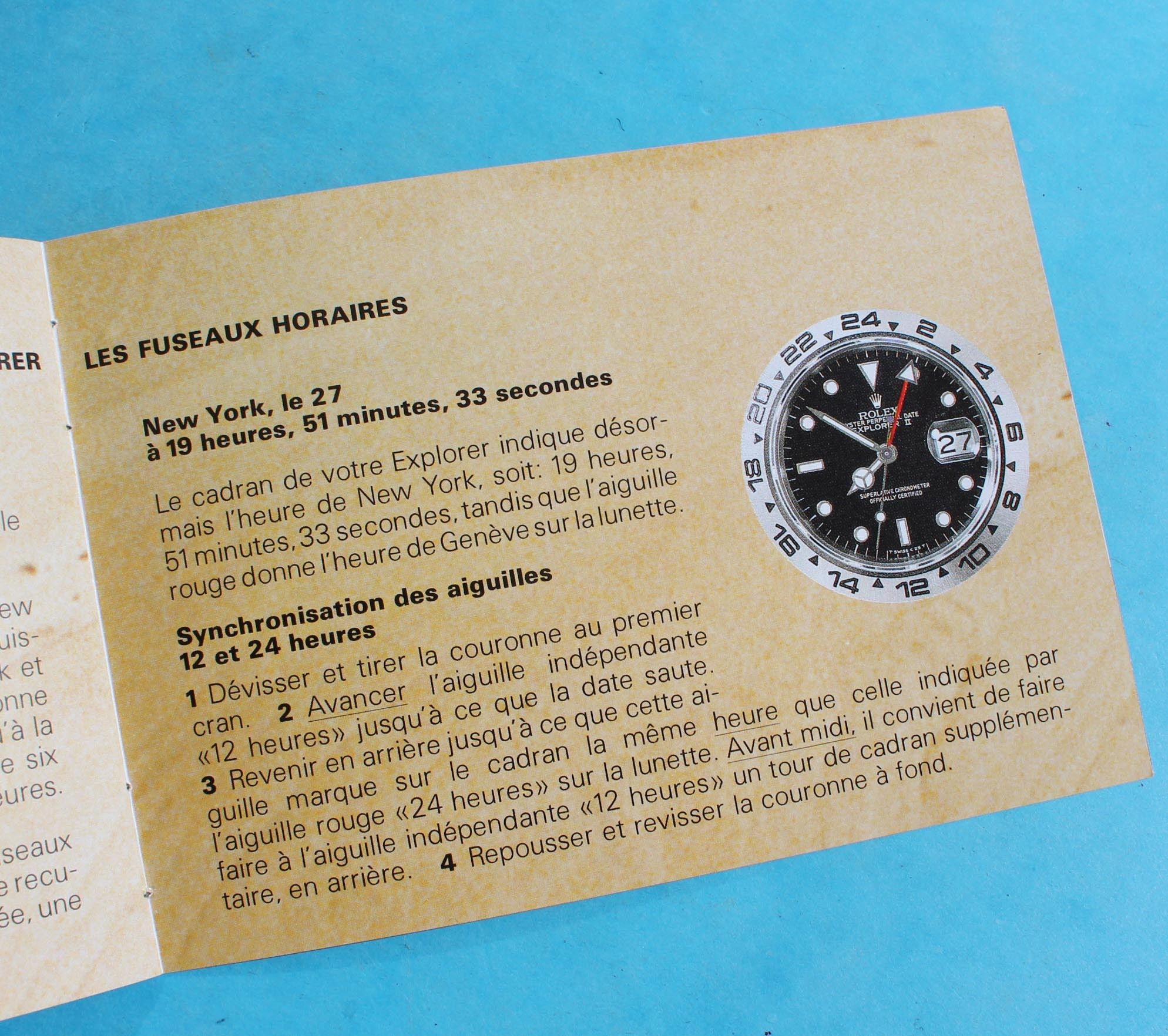 rolex explorer manual