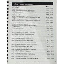 ROLEX RARE CATALOGUE PROFESSIONNEL PIÈCES DÉTACHÉES ACCESSOIRES ET MONTRES MODELES VERSIONS PRIX 2011-2012 FRANCE 