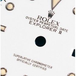 ♕ Rolex Unique 1st Generation white gold circled Index 16550 Oyster Perpetual Date Explorer II Creamy dial cal 3085 ♕