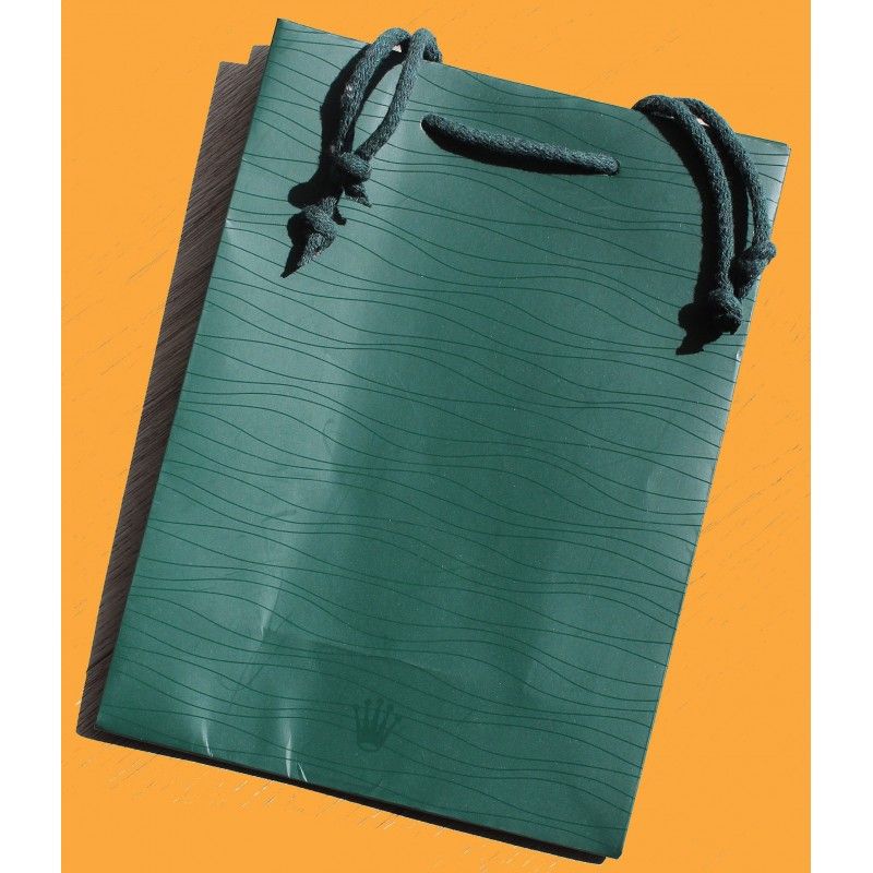 Mint Rolex Watch Paper Shopping Bag Baselworld 2011 Mint Rolex Watch Paper Shopping Bag Baselworld 2011