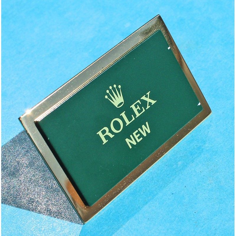 ROLEX VINTAGE BRASS GOODIE CELLINI DUAL TIME WATCH PLATE COLLECTION WATCH PART ORNMENT DESK