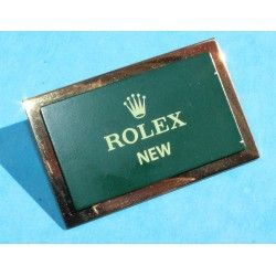 ROLEX VINTAGE BRASS GOODIE CELLINI DUAL TIME WATCH PLATE COLLECTION WATCH PART ORNMENT DESK