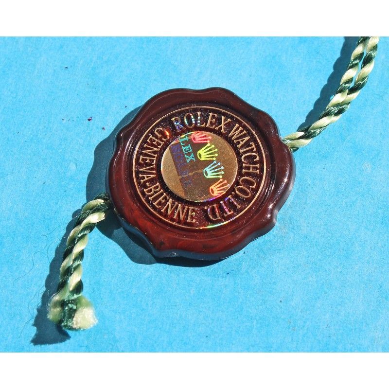 Rare Chronometer Red Hang Seal Tag  "CERTIFIED OFFICIAL CHRONOMETER" Goodies, accessories collectibles