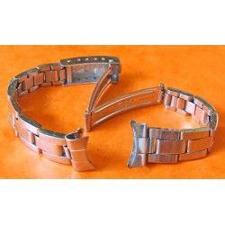 7834 Rolex Ladies Stainless Bracelet 13mm folded links