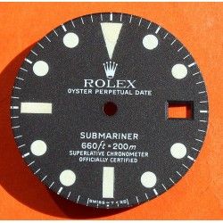 ♛♛ Rolex Rare Vintage NOS Montre 1680 Cadran Submariner Date tritium cal 1570 auto ♛♛