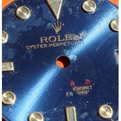 Rolex Authentic OEM Used Midsize Yachtmaster watches Blue Dial Gold for ref 68623, 168623 Ø23mm