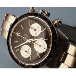 Rolex Rare poussoir laiton "millerighe" complet vissé Mark 0, Montre vintage Rolex Daytona 6240, 6241, 6263  