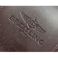 Breitling Authentic watch SS Brushed Buckle bracelet strap, leather, rubber 18mm inside measurement