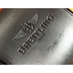 Breitling Authentic watch SS Brushed Buckle bracelet strap, leather, rubber 18mm inside measurement