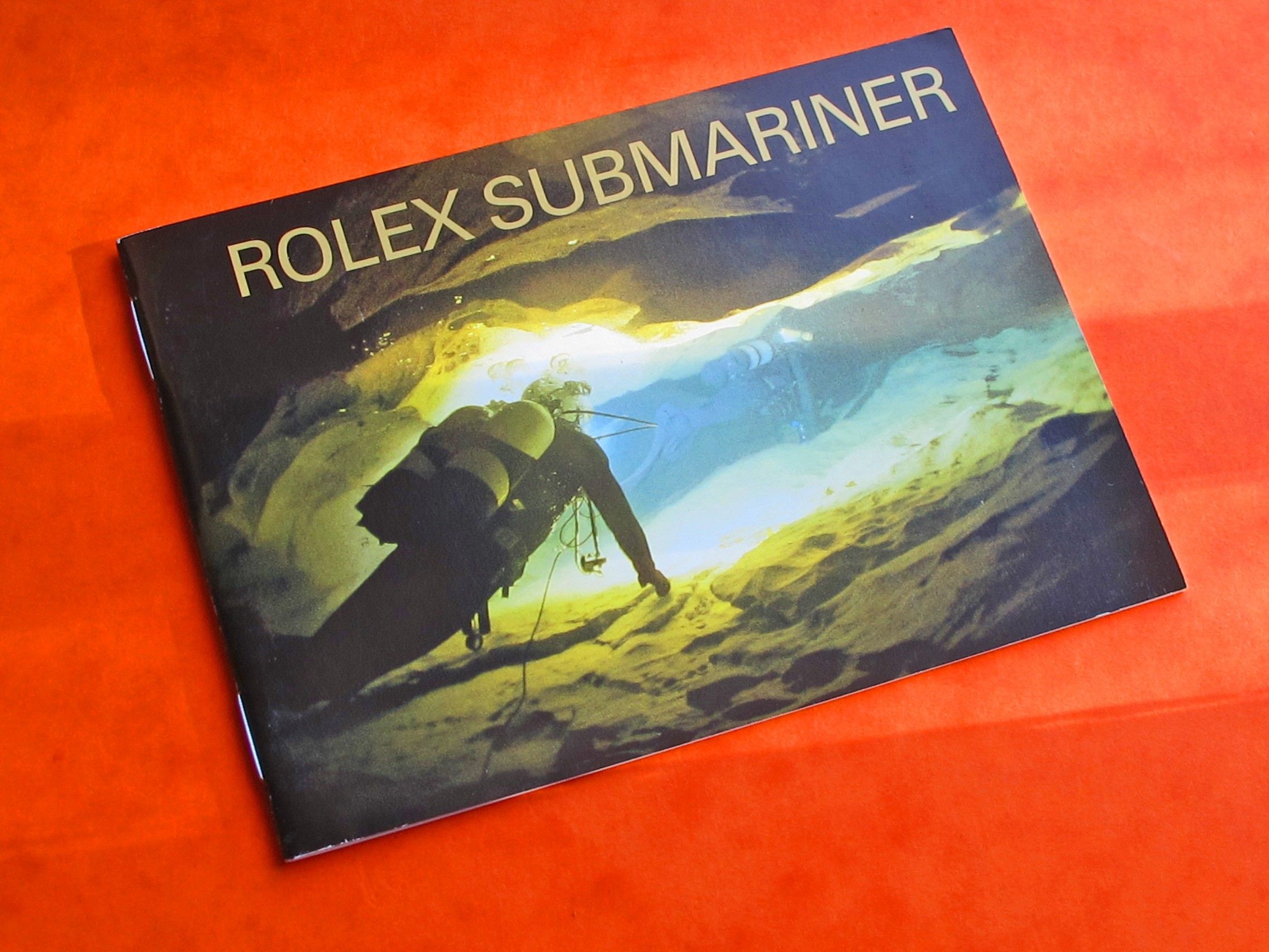 rolex submariner booklet