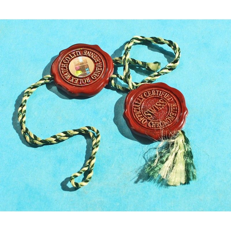 Rare Chronometer Red Hang Seal Tag  "CERTIFIED OFFICIAL CHRONOMETER" Goodies, accessories collectibles